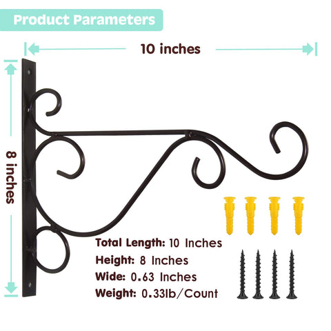 Fashion&cool multi-use bracket suitable for planters, bird feeders, lanterns, and wind chimes.