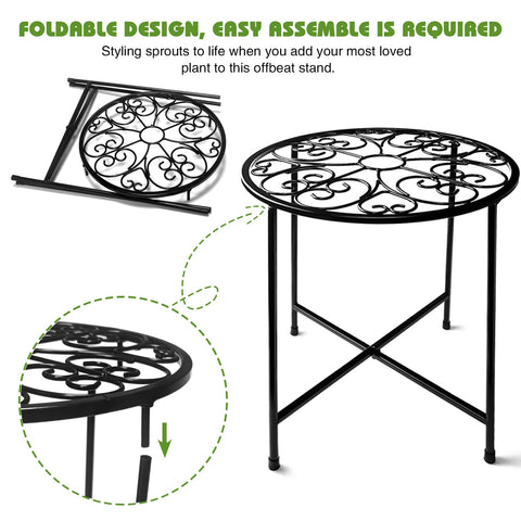 Fashion&amp;Cool plant stand with rustproof coating for outdoor use