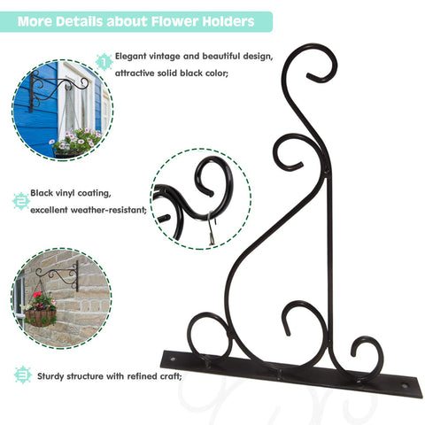 Fashion&cool wall-mount bracket with screws for quick, easy installation.