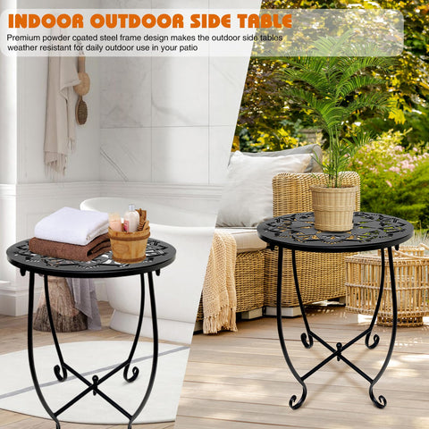 Fashion&cool versatile table doubles as plant stand indoors outdoors