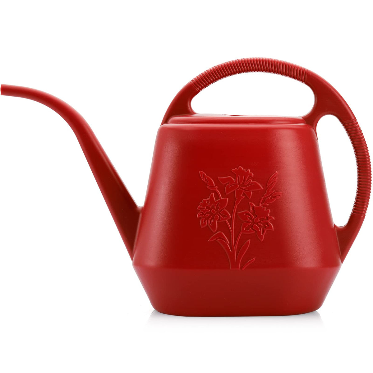 Fasmov 1-gallon watering can with long spout for precise watering.
