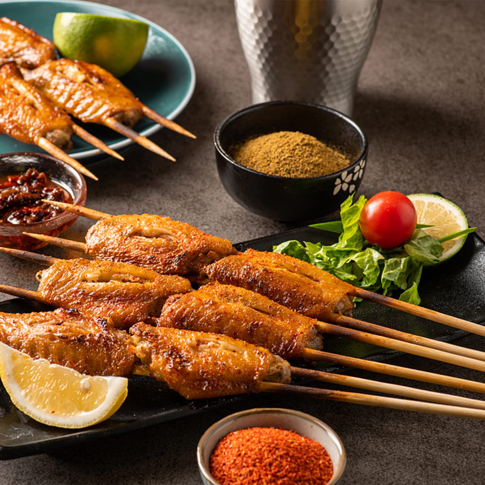 Fasmov skewers perfect for fruit salads and cake decoration.