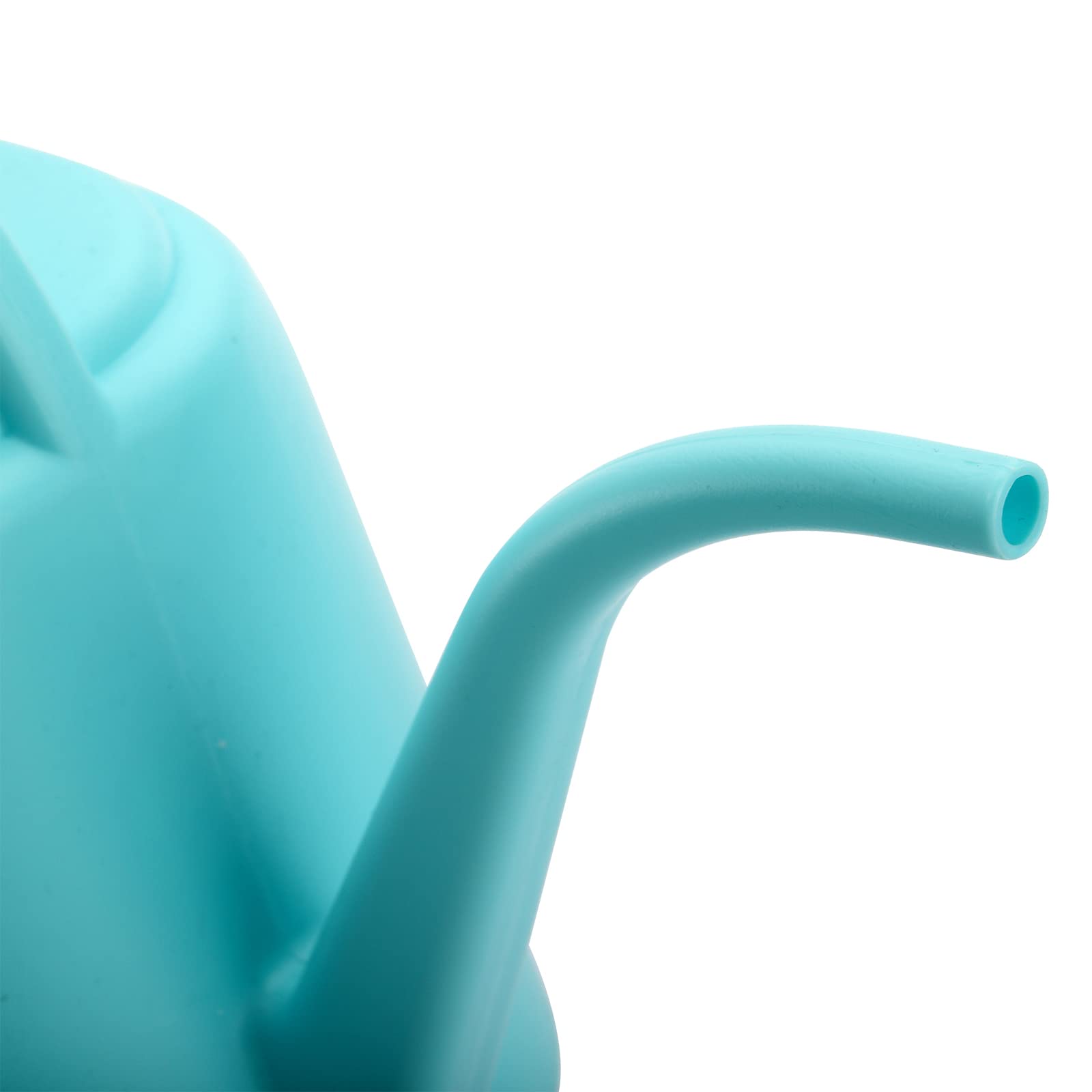 Bright blue Fasmov watering can for versatile garden use.
