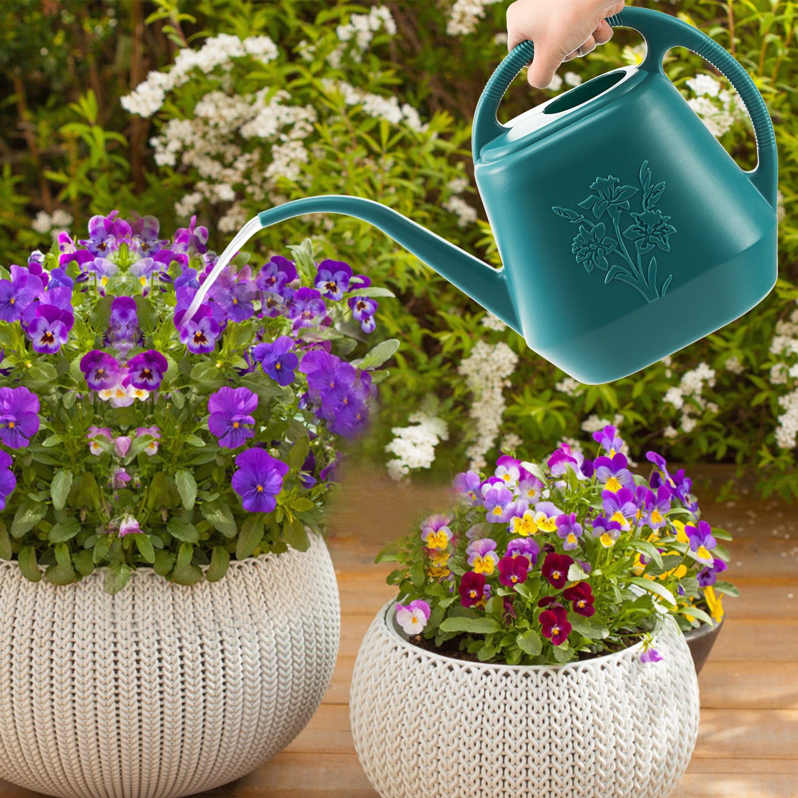 Fasmov 1-gallon capacity reduces refilling during plant care.