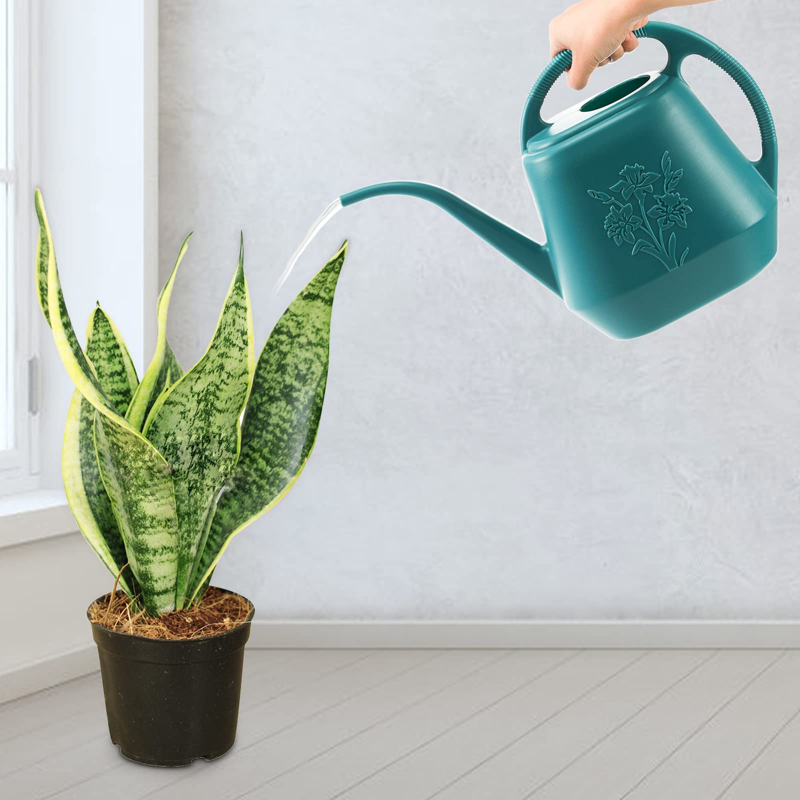 Fasmov durable plastic watering can designed for longevity and everyday use.