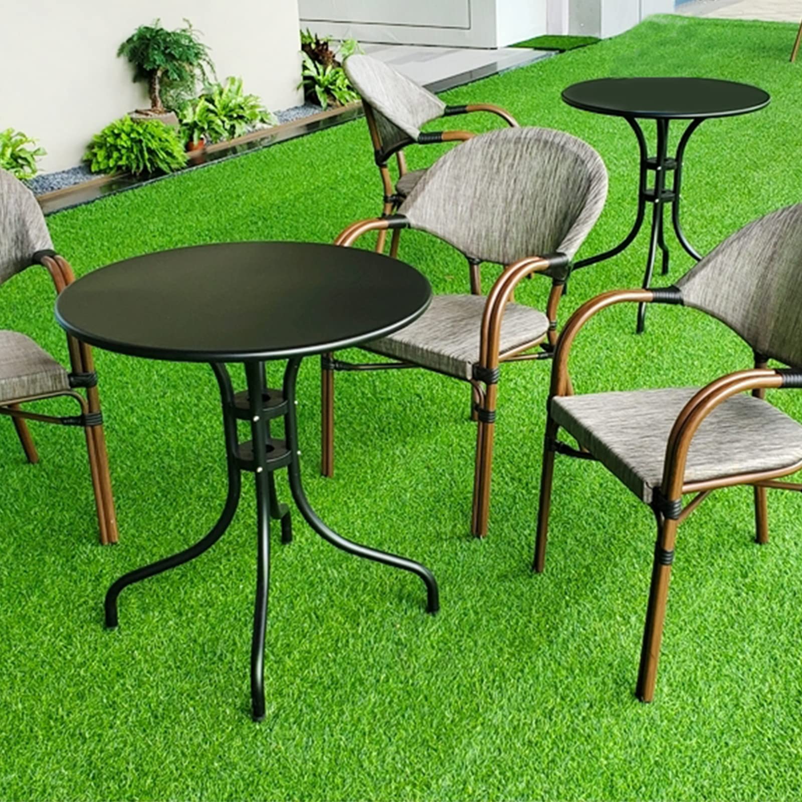 Fasmov doormat-like grass rug with drainage holes for entryways