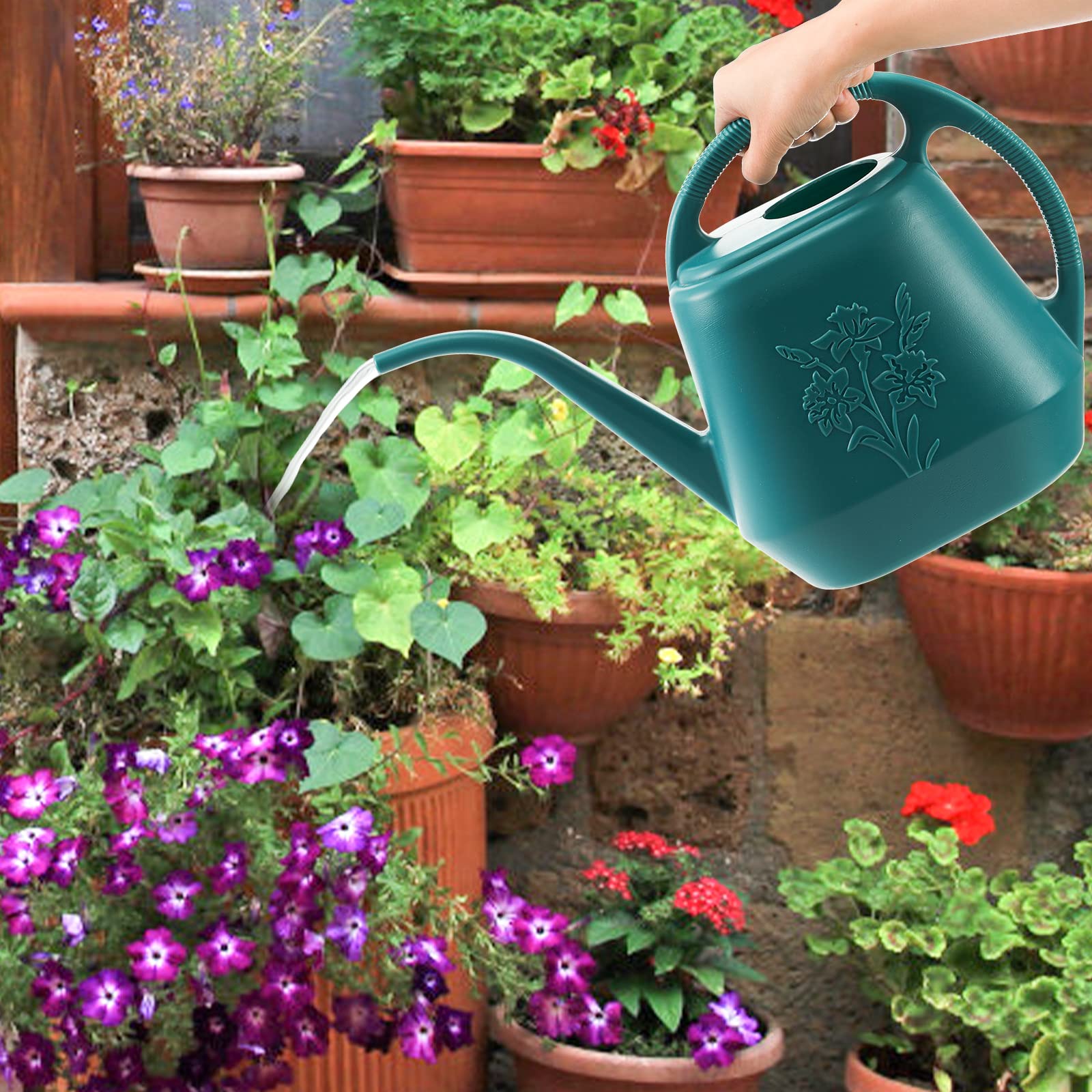 Fasmov watering can suitable for indoor and outdoor use across spaces.