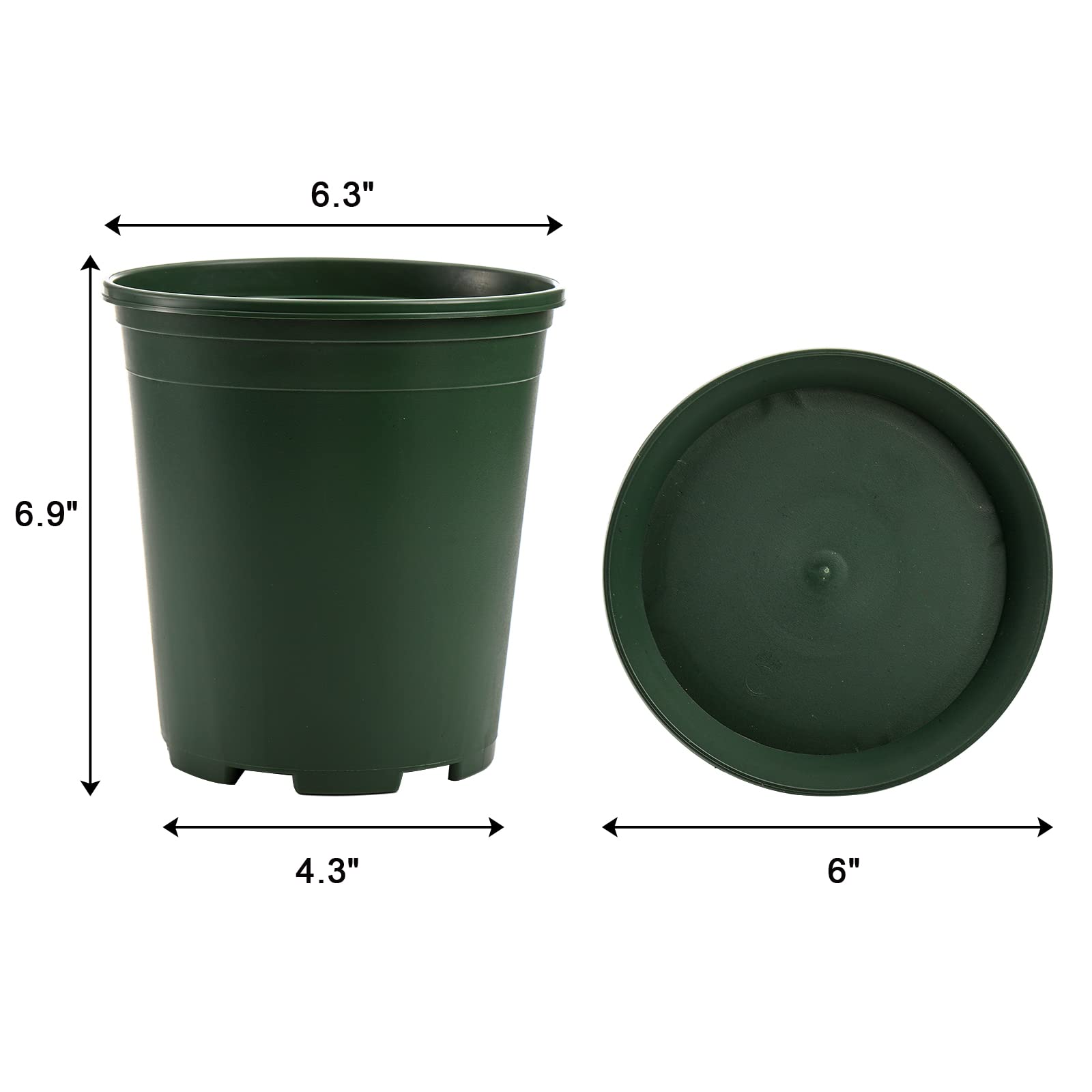 Fasmov nursery pot tray keeps soil contained and drips controlled.