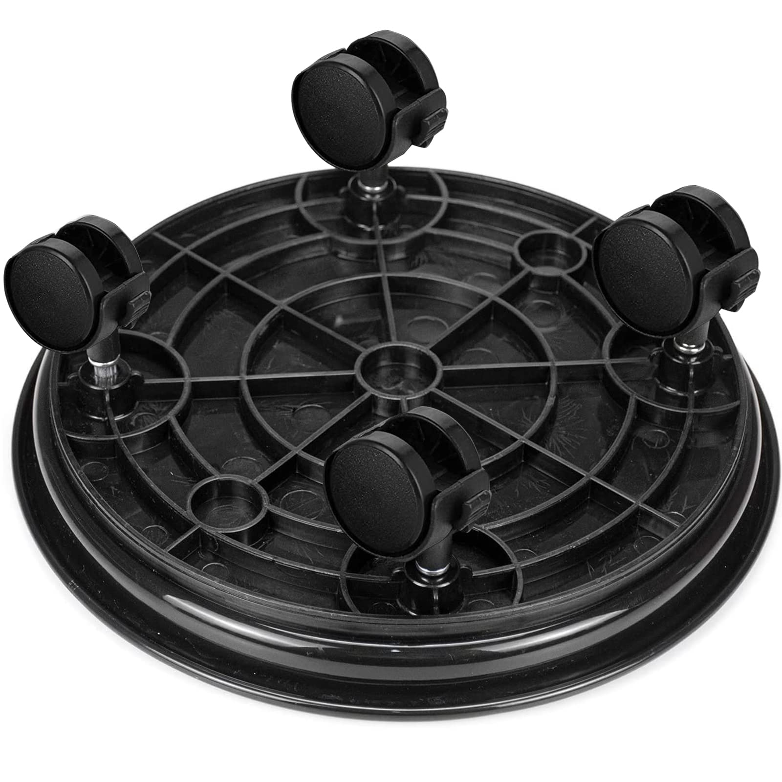 Fasmov round pallet fits many pot shapes for versatile setups.