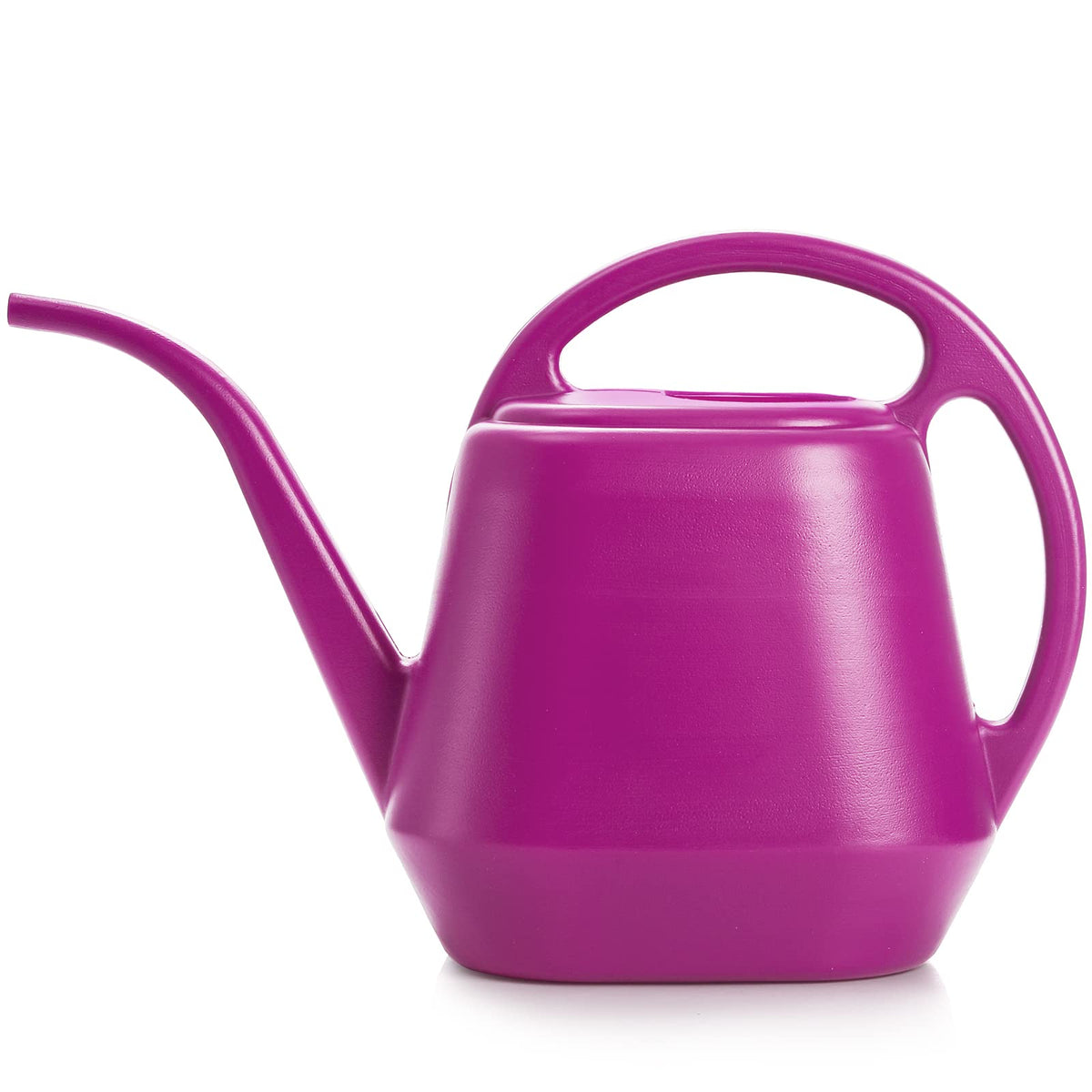 Fasmov rose red watering can pour directs water precisely to plant roots indoors.