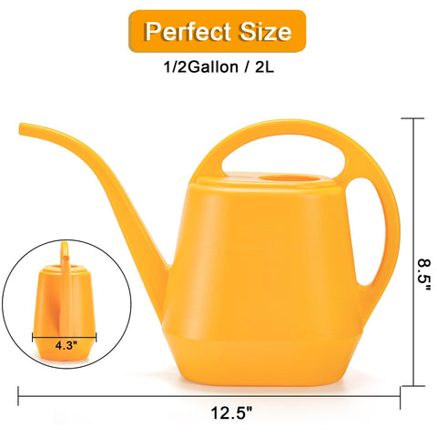 Fasmov ergonomic handle watering can provides comfortable grip during plant care