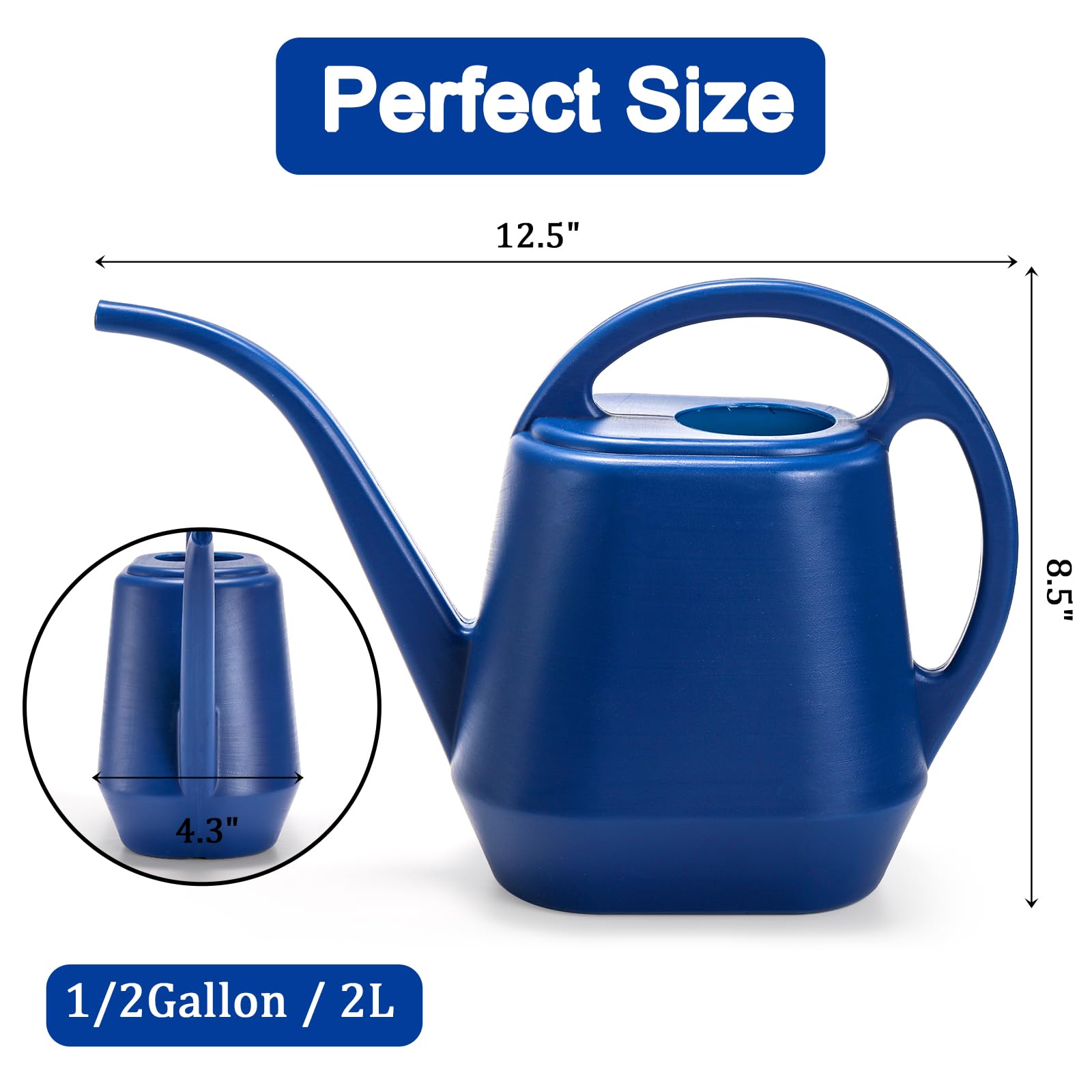 Fasmov ergonomic handle facilitates easy pouring for comfortable use.