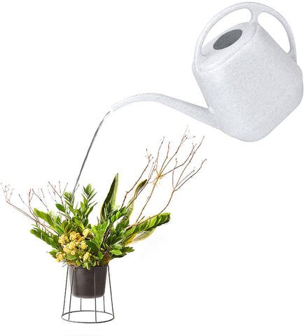 Fasmov long-spout watering can directs water between foliage toward roots