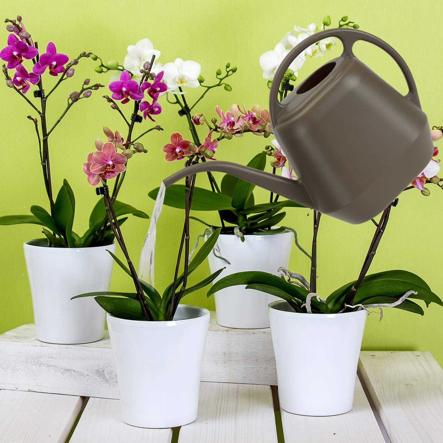 Fasmov watering can blends utility with simple, spill-friendly operation