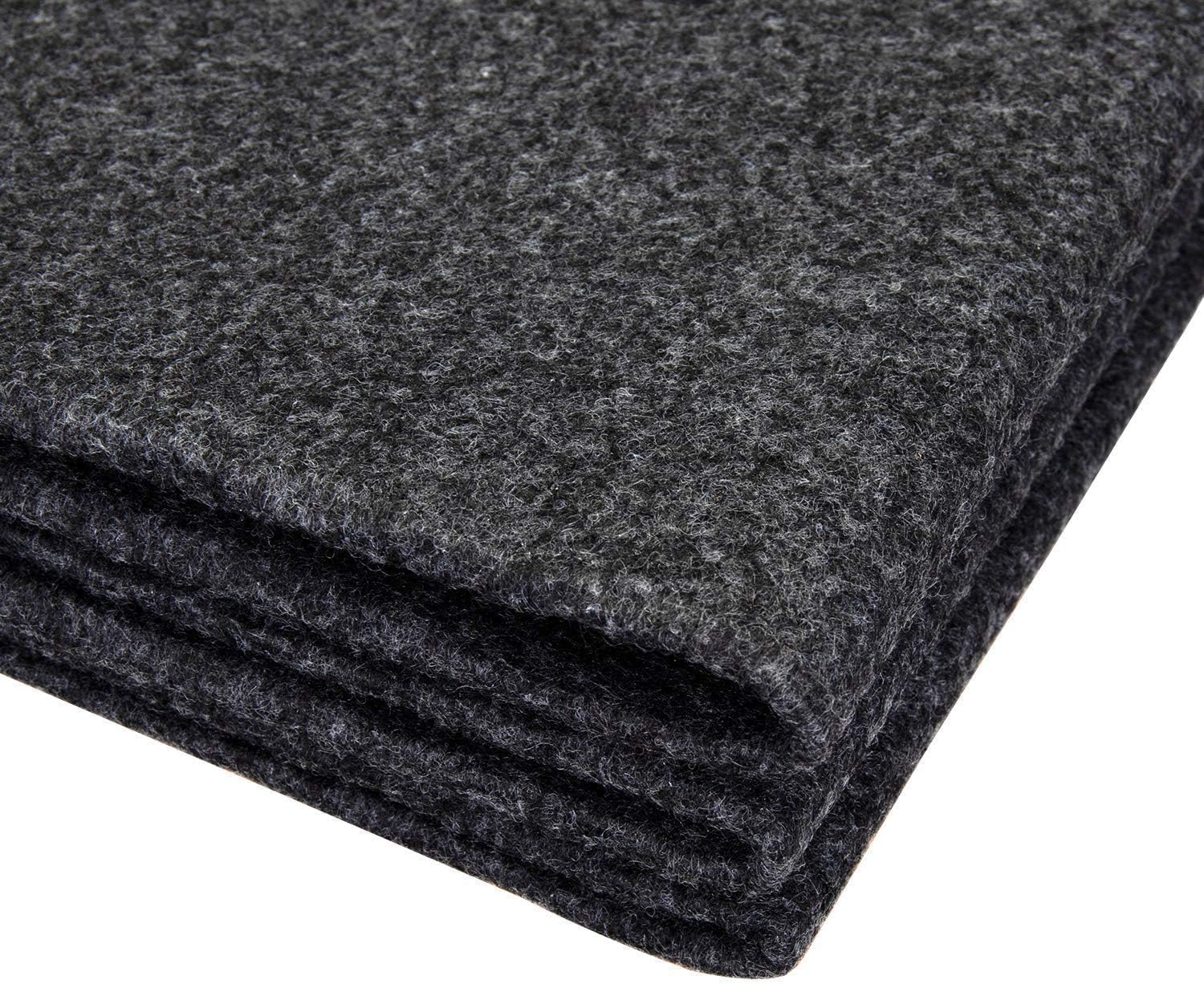 Fasmov waterproof mat catches spills under grill for easy cleanup.