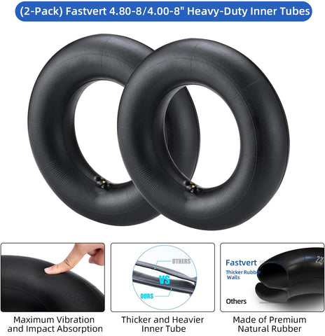 Fastvert natural rubber inner tube offers flexible, durable performance on rough terrain