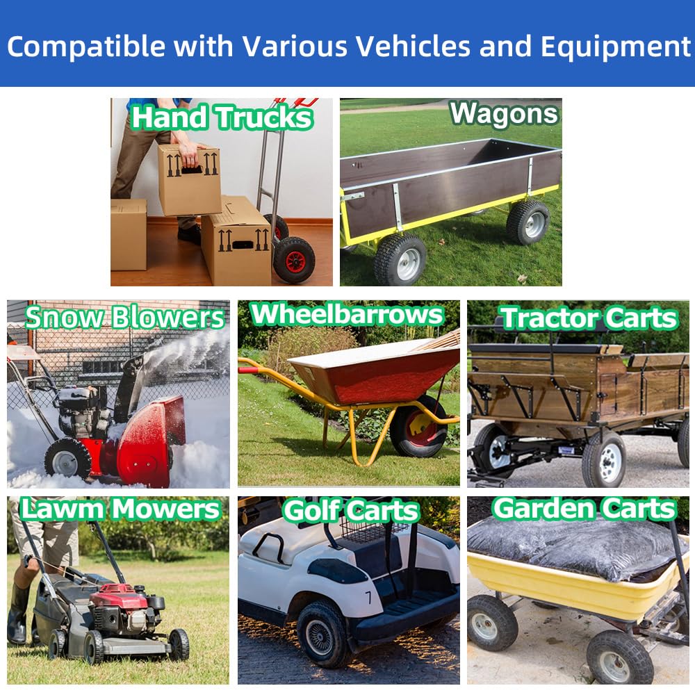 Fastvert two-pack tubes ideal for wheelbarrows, garden carts, and lawn equipment