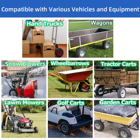 Fastvert two-pack tubes ideal for wheelbarrows, garden carts, and lawn equipment
