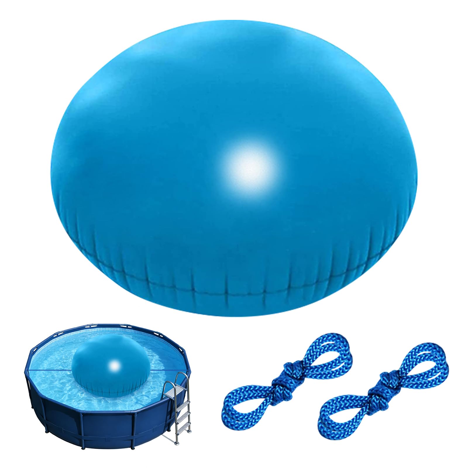 FATIRO 4ft pool pillow close-up showing rugged PVC construction for winter protection.