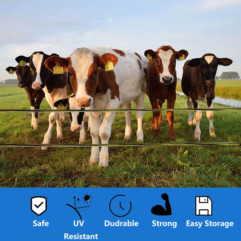 FAUMIERRY lightweight fencing material easy to handle.