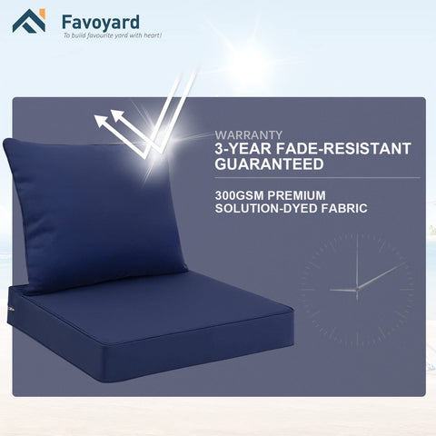 Favoyard 28D high-resilience foam offers soft comfort and quick rebound.