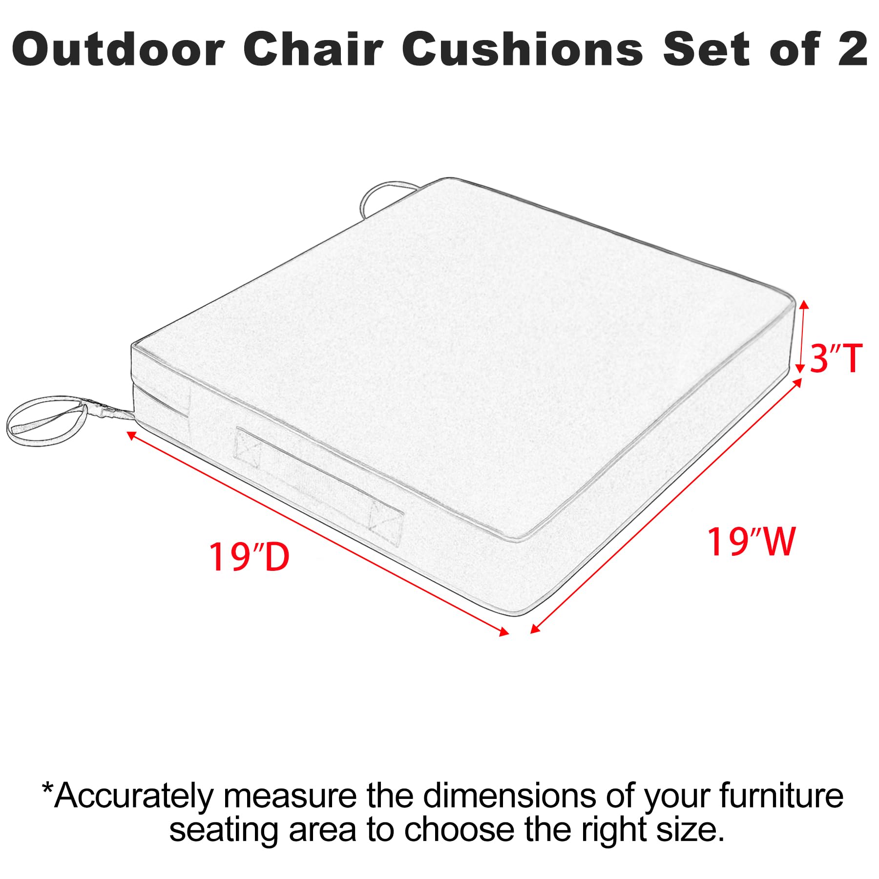 Favoyard cushion with hidden zipper for a clean, secure look.