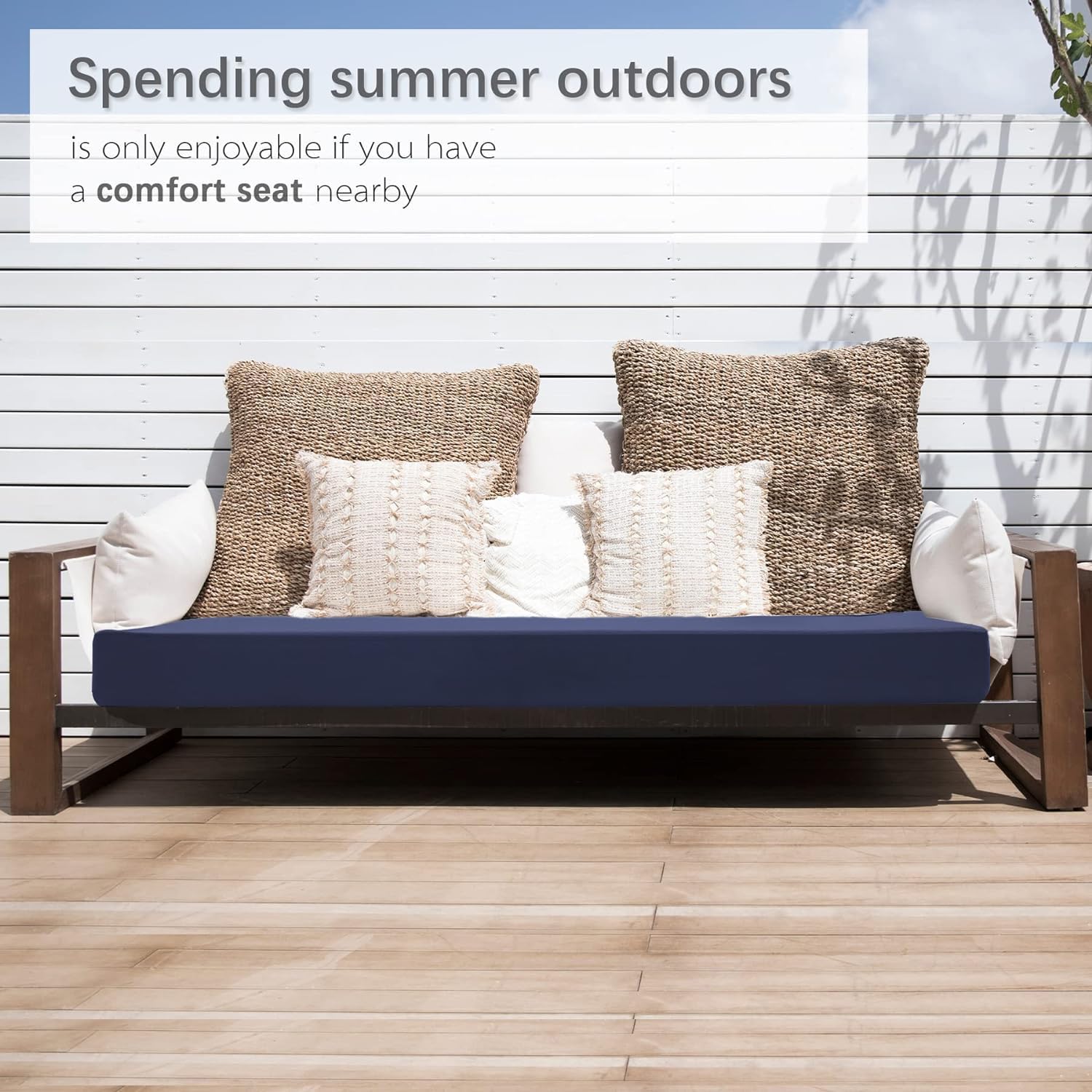 Favoyard cushion cover is machine-washable for quick, hassle-free upkeep.