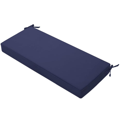 Favoyard outdoor bench cushion blue, 42x18, for durable patio seating