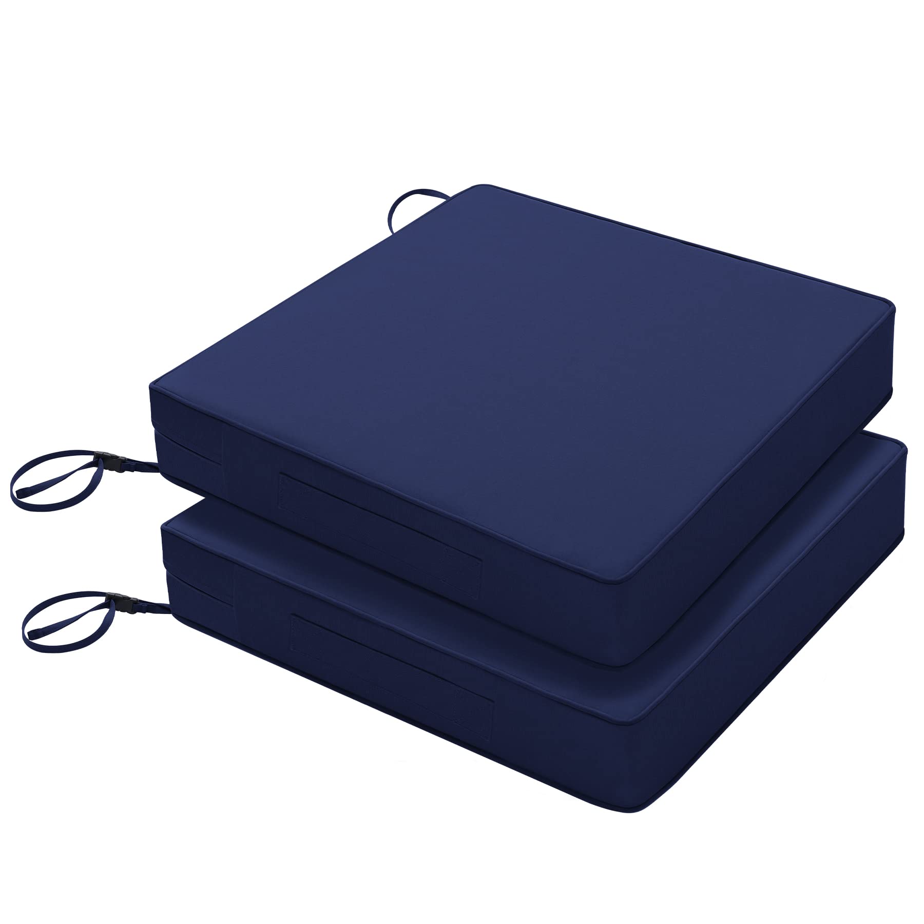 Favoyard patio chair cushions 19x19x3 blue provide soft support for outdoor seating