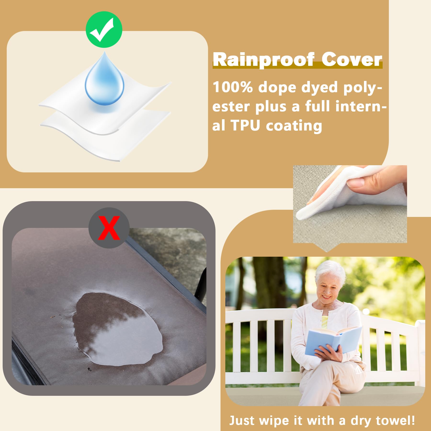 Favoyard removable cover suitable for machine washing and easy cleaning.