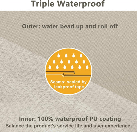 Favoyard thick padding offers soft, supportive outdoor seating.