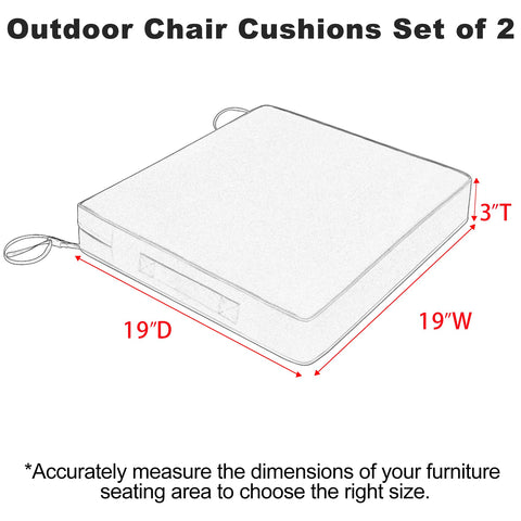 Favoyard thick-padding cushion offers soft support on outdoor chairs