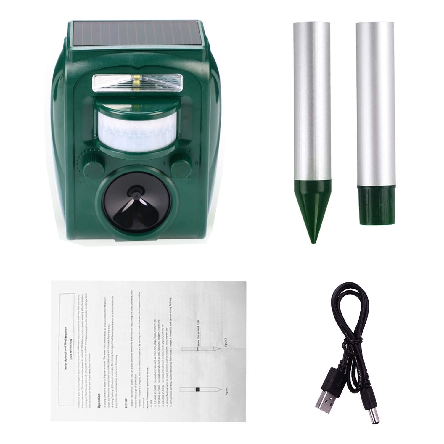 FAYINWBO installation holes allow easy mounting on fences or trees.
