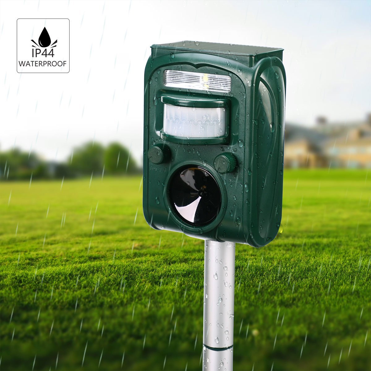 FAYINWBO PIR motion sensing detects intruders for timely deterrence.