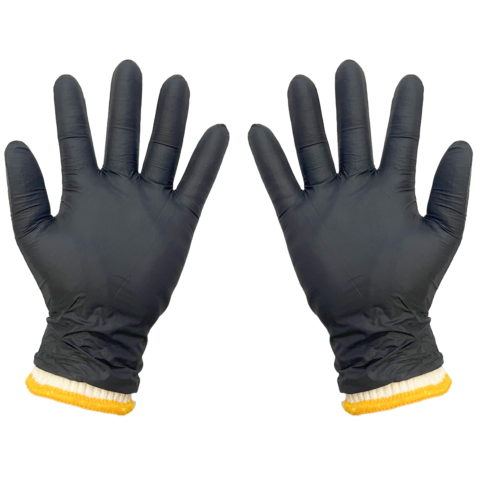 FayLongSky BBQ gloves packaging with cotton liners and nitrile set for heat-safe handling.
