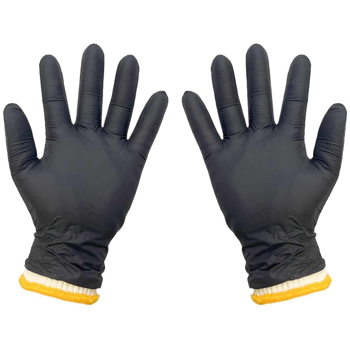 FayLongSky BBQ gloves packaging with cotton liners and nitrile set for heat-safe handling.