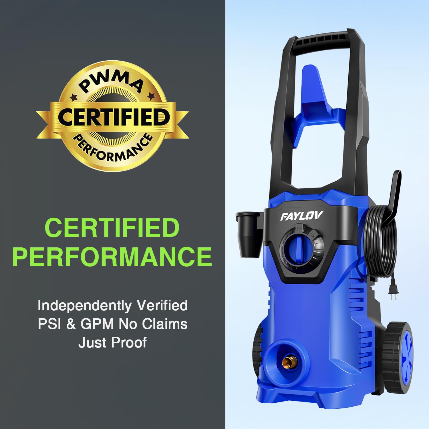 FAYLOV bucket water intake lets cleaning without a direct source.