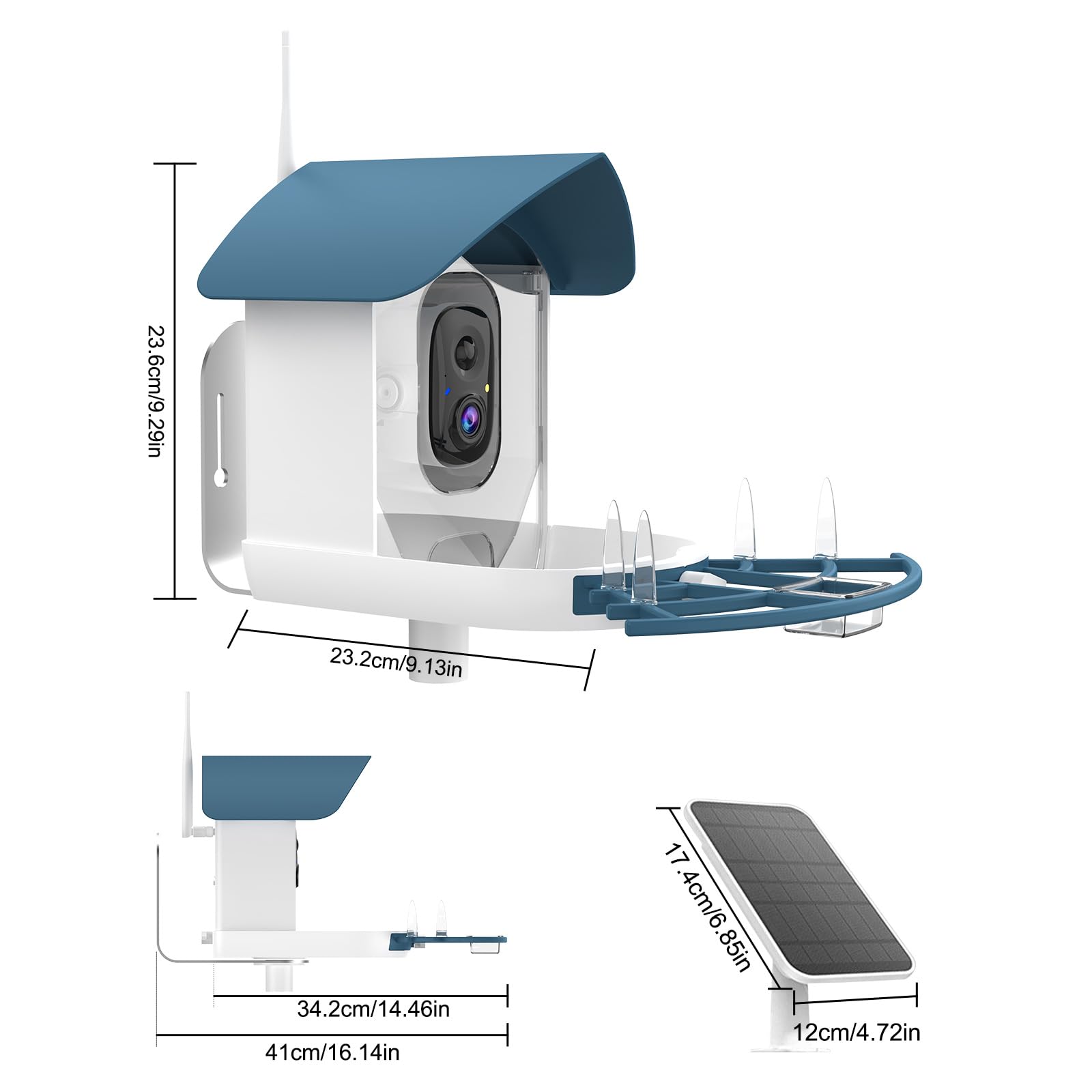 Fazoxo Bird Feeder Camera shareable videos across devices for family viewing