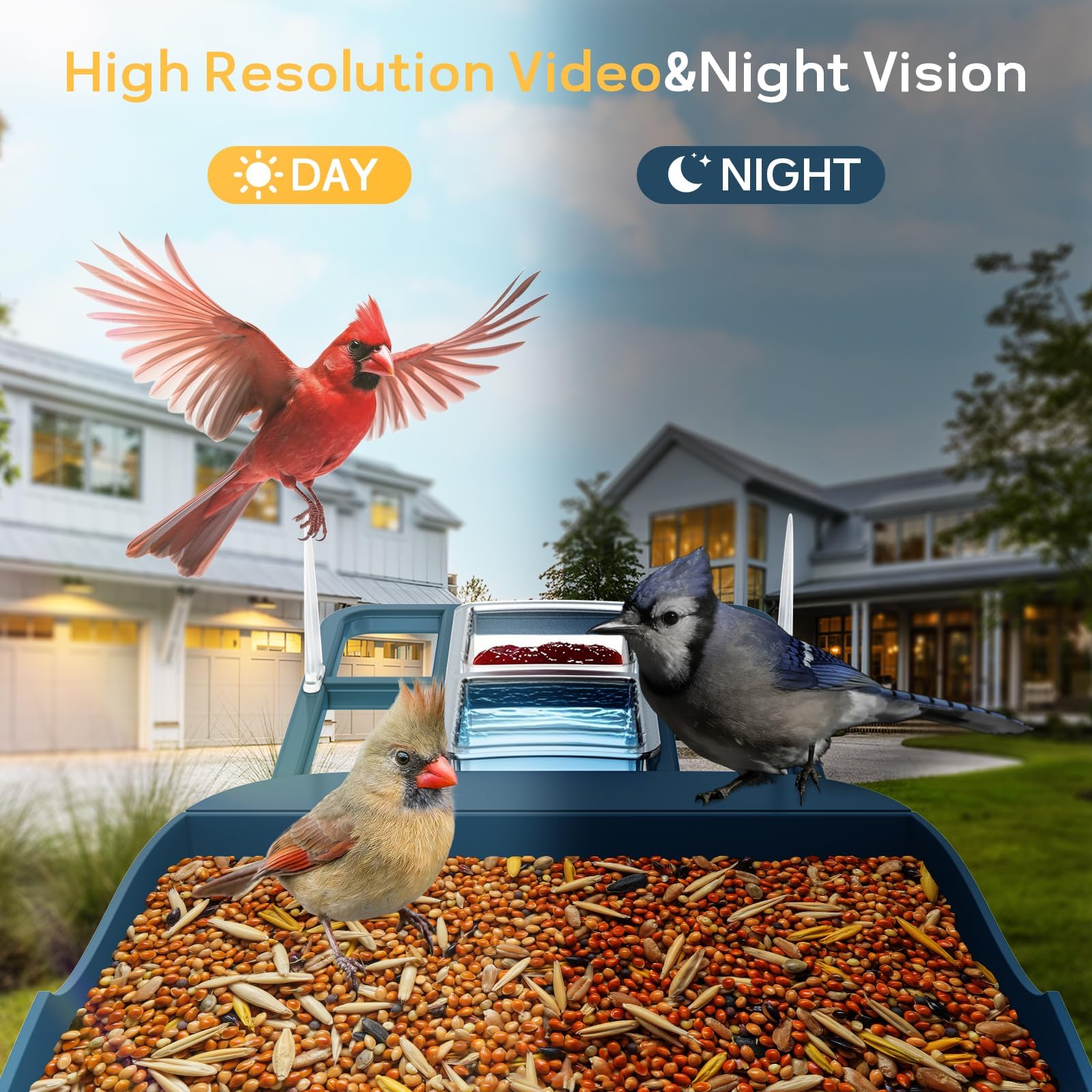 Fazoxo cloud notifications alert you to bird visits