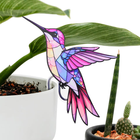 FBBP hummingbird garden decor hanging planter for indoor and outdoor pots