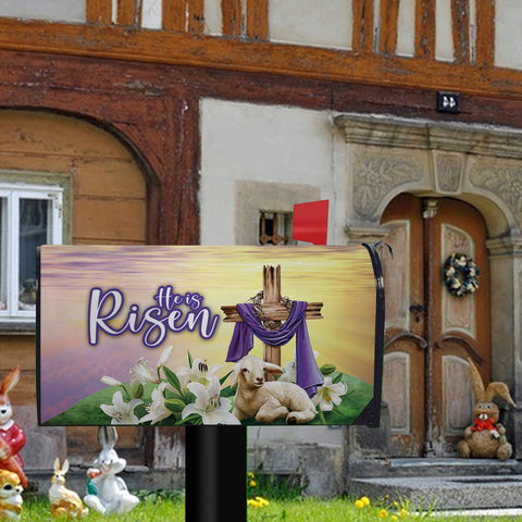 FBCOO spring garden décor for classic religious curb appeal.