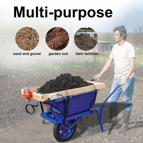 FBOJOY 40x19.8-inch screen area showcased for heavy-duty soil screening in yard and garden.