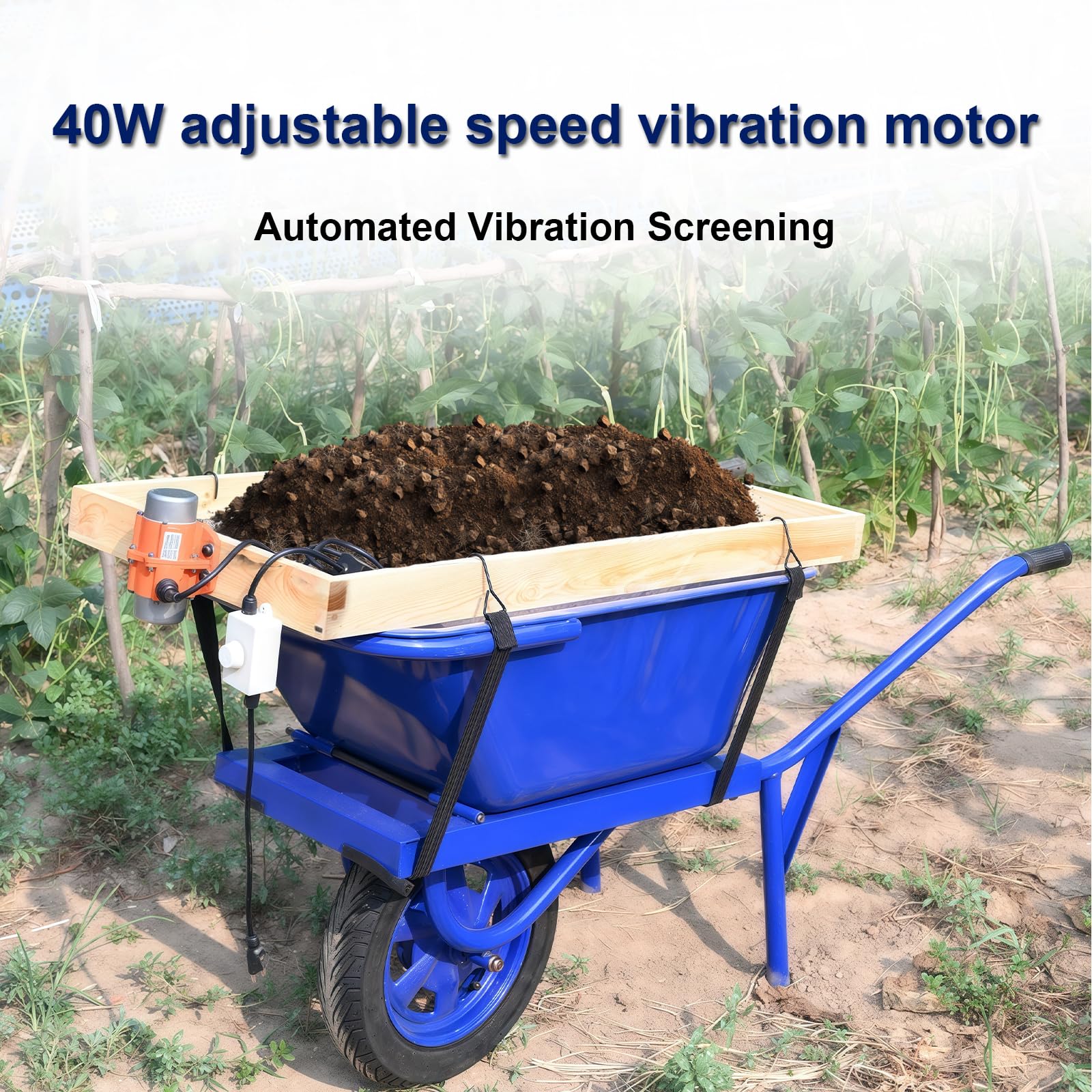 FBOJOY semi-industrial wood frame emphasizes durability for long-lasting garden screening tasks.