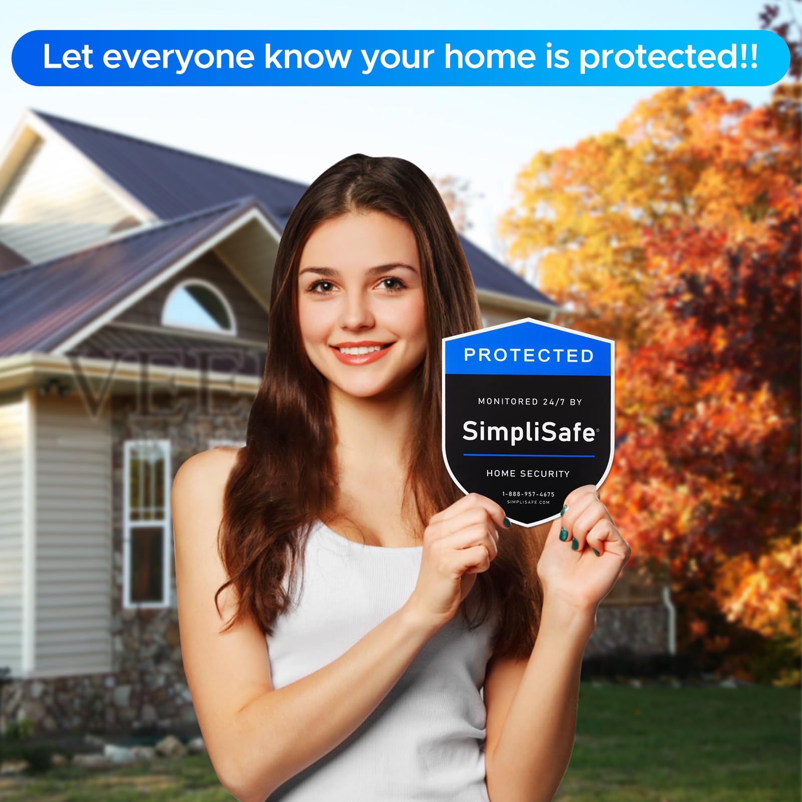FBORHAFY door window stickers offer versatile placement for yard, porch, or entryways.