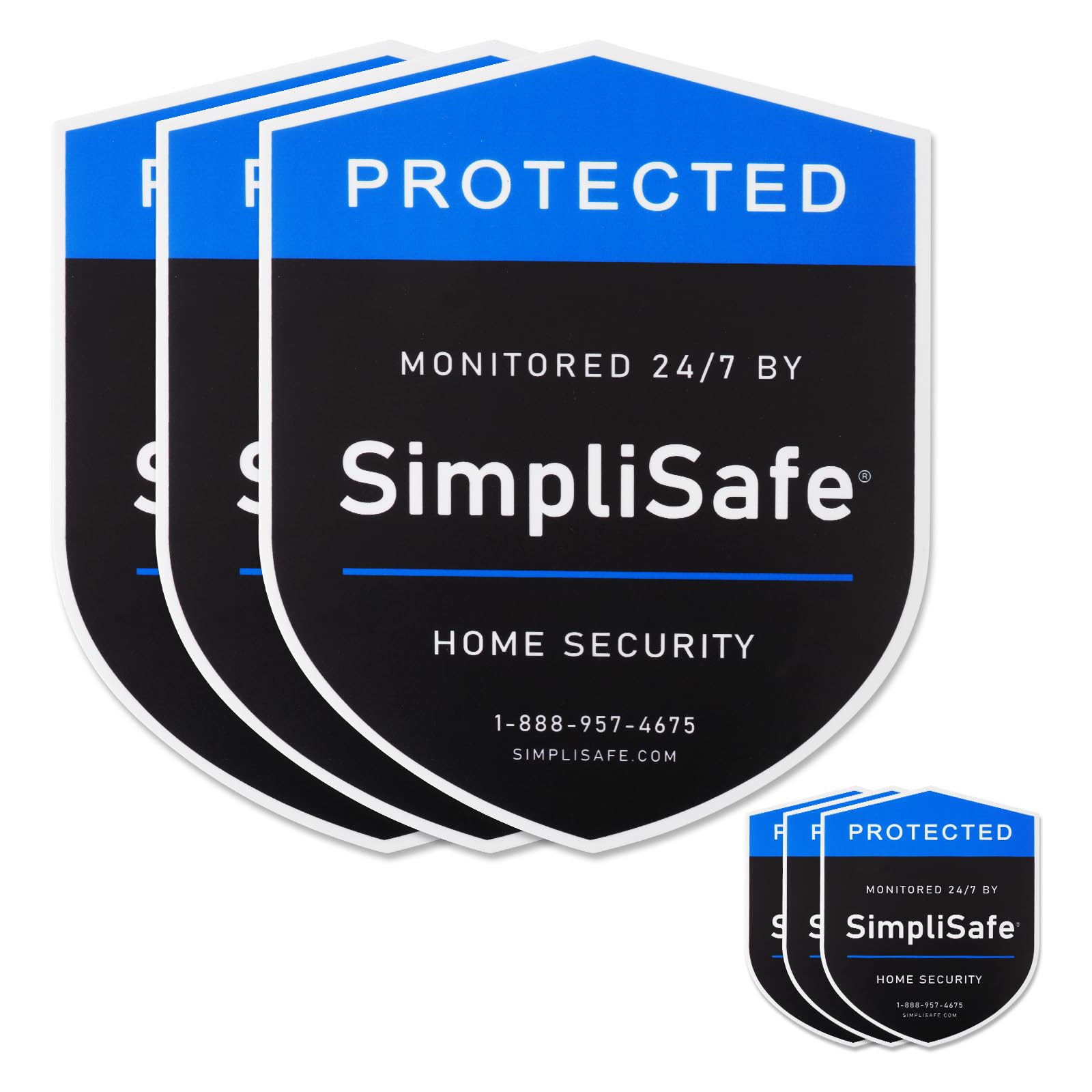 FBORHAFY SimpliSafe yard sign 9x11 enhances curb visibility and signaling home protection.
