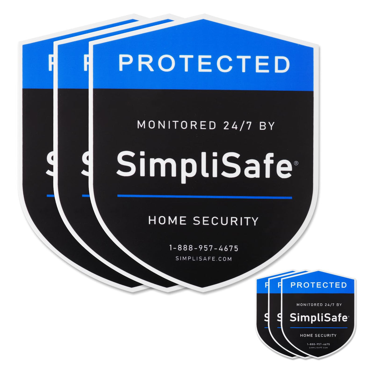 FBORHAFY SimpliSafe yard sign 9x11 enhances curb visibility and signaling home protection.