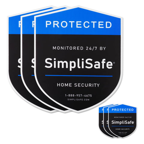 FBORHAFY SimpliSafe yard sign 9x11 enhances curb visibility and signaling home protection.