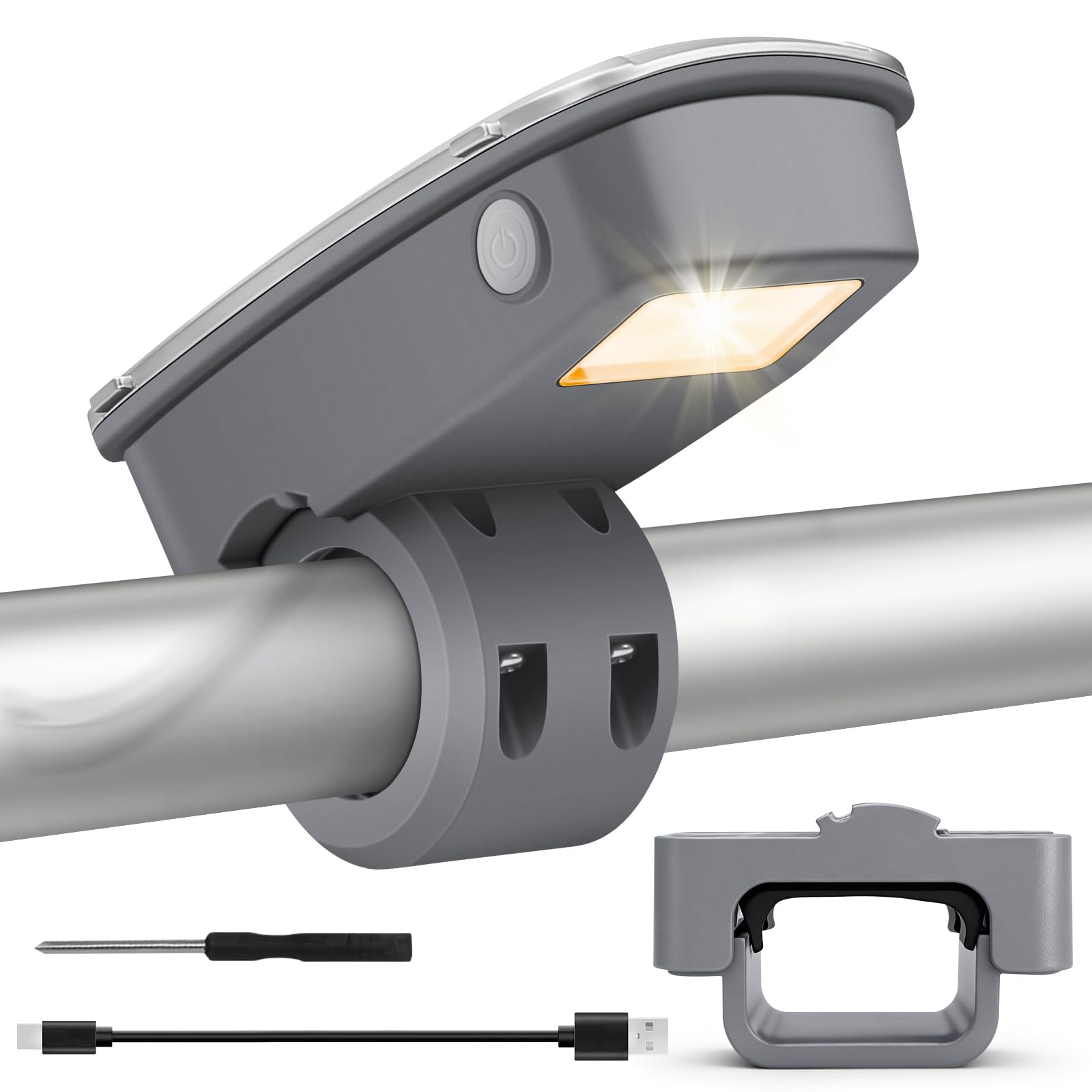 FBULWSEC waterproof BBQ light on a Weber grill, 360° night visibility