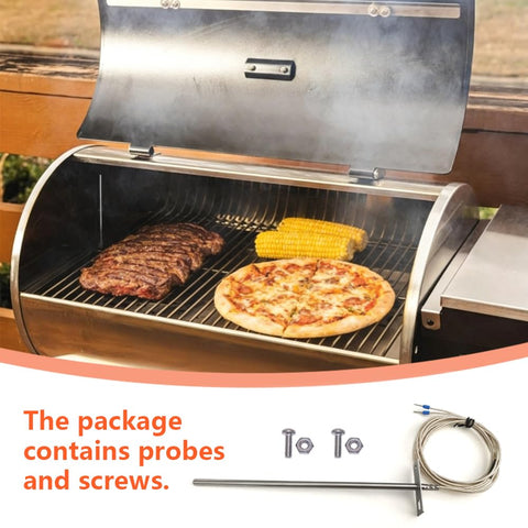 FCCUM compatible with Traeger wood pellet grills for accurate ambient temperature readings.