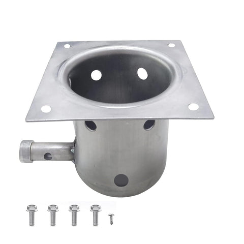 FCCUM Fire Burn Pot Assembly for quick setup on Traeger and Pit Boss grills